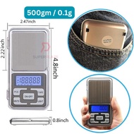 500gm 0.1g Portable Mini Jewelry Pocket Scale Jewellery Gold Diamond Accuracy Scale Medicines Herbs