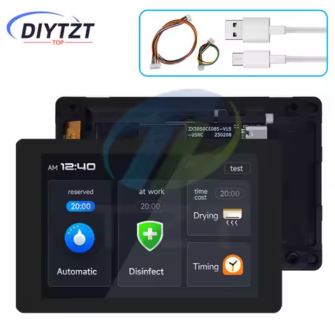 1PCS ESP32 Development Board - WT32-SC01 PLUS With 3.5 inch 320X480 Capacitive Multi-Touch LCD Scree