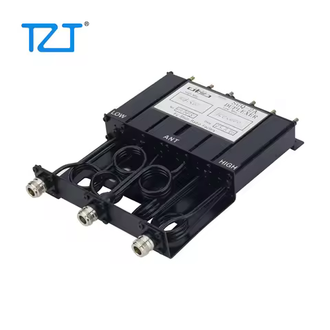 TZT 30W VHF 136-180Mhz/30W UHF 380-520Mhz 6 Cavity Duplexer VHF Repeater Duplexer for Radio Communic