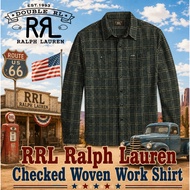 RRL Ralph Lauren Checked Woven Work Shirt