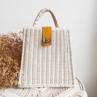 Rattan Handbag Handle Bag / Full Rattan Weaved / Handmade Bag / Rattan Maker
