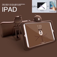 Ipad case Cute Brown Bear iPad Case iPad air 2 air 4 10.9 pro 11 inch 2018 2020  mini 123 mini 4 mini 5 Pro 9.7 iPad 5 6 7 8  2017/2018 9.7 10.5 inch iPad 234 iPad 5.Air1