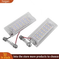 【hogan】2Pcs White LED Number License Plate Light Lamp 18 SMD 3528 for E53 X5 1999-2003 E83 X3 03-10