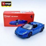 Bburago 1:64 Ferrari 458 Spider Diecast Alloy Model Car – Limited Edition Simulation Toy
