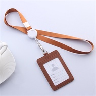 Credit Work Badge Holders With Case Lanyard Name Identity Cover Business Women Men