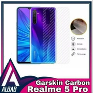 Garskin Carbon Realme 5 Pro / 9 Pro / 9 Pro Plus / 9i / C31 / C35 Back Screen Protector Skin