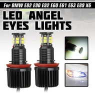 2x 120W H8 Angel Eye Halo Ring Light Auto Lighting 6000K For BMW E82 E87 E88 E90 E91 E92 E93 E60 E61