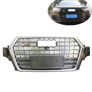 SQ7 grille silver color front bumper facelift grill for Audi Q7 SQ7 Bumper bodykit 2015 2017 2019 20