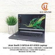 ACER SWIFT 3 SF314-57-57E3 INTEL CORE I5-1035G1 8GB RAM 512GB SSD USED LAPTOP REFURBISHED NOTEBOOK