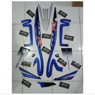 Yamaha F1ZR Caltex body striping sticker list biru