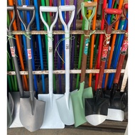 METAL SHOVEL FLAT & ROUND PENYODOK PASIR BESI ATAU KAYU
