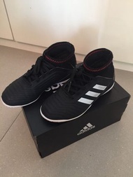 Adidas KIDS Predator Tango 18.3 Indoor Junior．Football Soccer shoes．Black．UK 12K．童裝硬地足球鞋