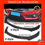 LIPS Universal Car Front Bumper Diffuser Lip AXIA ALZA BEZZA MYVI VIVA WIRA SAGA PERSONA