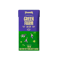 Thùng 48 Sữa Tươi Tiệt Trùng Vinamilk Green Farm - Sữa Tươi 100% Ít Đường 110ml