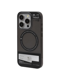 เคสโทรศัพท์แบบมีขาตั้งดูดซับแม่เหล็กสไตล์เรียบง่ายสำหรับคู่รัก Apple 17Promax 16 15Promax 14Promax 1