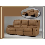 Set Of 3 Adjustable Sofa 123 Seater Leather Sofa Set Living Room Sofa Set