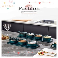 WINTE Seasoning Storage Box BBQ Cooking Herbs Organizer Bowl Household Spice Storage Jars Pepper Sug