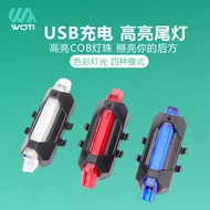 bike light bicycle light Cycling Tail Light USB Charging Bicycle Tail Light Road Mountain Bike Tail 