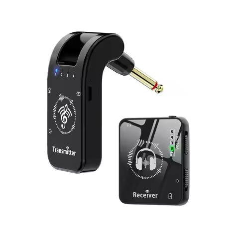 Wireless IEM System Transmitter Receiver 2.4GHz ISM Band Wireless Ear Monitor Automatic Pairing Plug