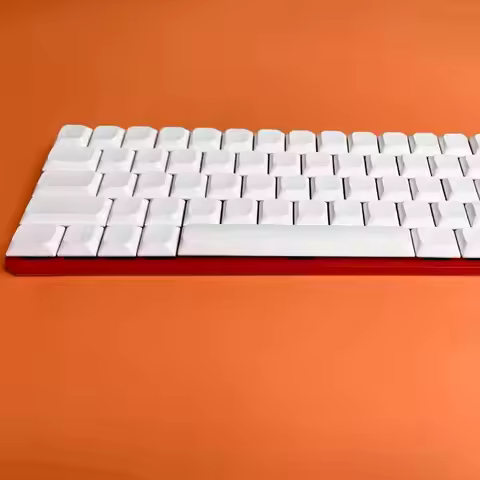 130+ Key Blank Low Profile Keycaps White Keycap Blank Low Keycap Double Shot PBT Keycap for MX Switc