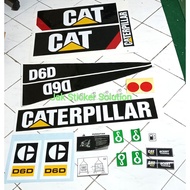 Caterpillar D6D Dozer Sticker Heavy Equipment Decal