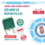 [1 CON] SCR Thyristor Sticker, W2P4M 600V 2A TO-252, Genuine New Product WXDH