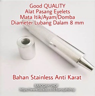Alat Press Pukul Pasang Mata Itik ayam Domba Sapi Eyelet Diameter Lubang 8mm (600)