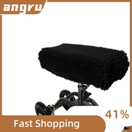 ANGRU4598 Memory Foam Knee Walker Pad Plush Walker Foam Cushion Scooter Pad Cover Leg Cart Pad Knee Scooters Cover