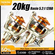 Fishing Reel EF1000-7000 Series Fishing Reel max drag 30kg GR 5.2:1 12BB Long Range Strong
