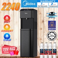 NEW 2025 Midea 2240S Hot & Warm & Cold Floorstanding Water Dispenser 4 pcs JAKIM HALAL Filter - Comp