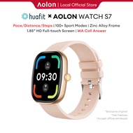 Aolon&Huafit S7 Smart Watch 1.85"HD Full Touch Screen Bluetooth WA Call 100+ Sports Modes Pace Healt