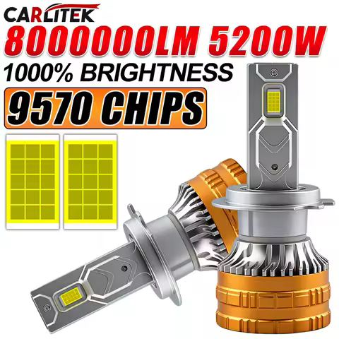 8000000LM 5200W H4 H7 H11 LED CANbus Error Free FK5C K6C Plus H1 H8 9005 9006 HB3 HB4 Led Headlight 