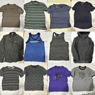 $200=超過12件圖中全部All👆🏻 👨🏻男裝短袖Tee衫、背心、長袖外套、風褸、品牌有H&M、Zara Man、Polo、Quiksilver、topman 、CK Calvin Klen，細碼S
