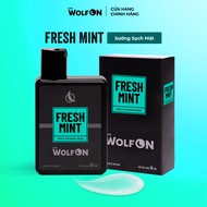 Dung Dịch Vệ Sinh Nam Giới Wolf ON Fresh Mint Bạc Hà Mát Lạnh Sạch Thơm Nam Tính 95ml