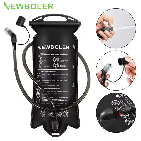 NEWBOLER 1.5L/2L/3L Large Capacity Water Bottle Water Bladder Water Reservoir Hydration Pack Storage