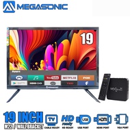 MEGASONIC M97-LED22 + Smart TV BOX  19  Inch Screen LED TV 22