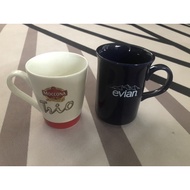 Moccona/ Evian Fine Ceramic Mug Microwaveable
