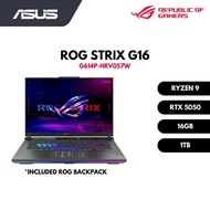 Asus ROG Strix G16 (2025) G614P-HRV057W (Ryzen™ 9 8940HX/RTX5050/16 GB DDR5/1TB/16″ WUXGA/WIN11)