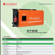 KENIKA SOLAR POWER INVERTER PURE SINE WAVE 6000W-48V DC [KCT-6K48]gavtech