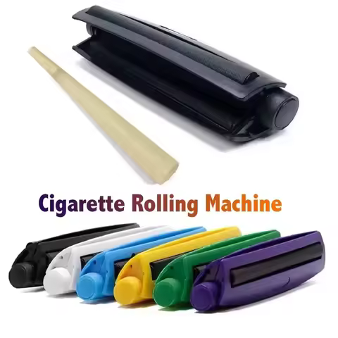110mm Portable Manual Cigarette Tobacco Herb Roller Cone Rolling Machine Hand Making Rolling Tool Sm
