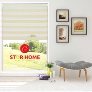 𝗭𝗘𝗕𝗥𝗔 𝗕𝗟𝗜𝗡𝗗 CREAM /Roller blinds Premium/Zebra Moden/Bidai Tingkap