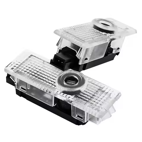 2pcs LED Car Door Logo Emblem Styling For BMW M F12 F13 F30 E60 E65 E66 E67 F18 E63 F01 F02 X1 X3 4 