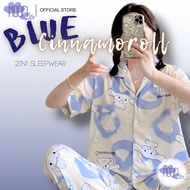 MOORI 2in1 Sanrio Printed Series Style Milky Cotton Couple Sleepwear Set (Short Sleeve Top + Pajama)