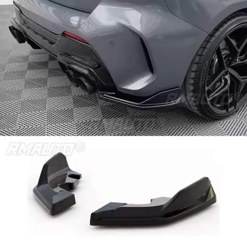 For BMW 1 Series F40 2019+ Car Rear Bumper Splitter Diffuser Spoiler Body Kit Bumper Protector Corne