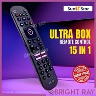 15 in 1 Remote TV OEM Televisyen TV Box Universal Remote Television Unit Kawalan Jauh TV