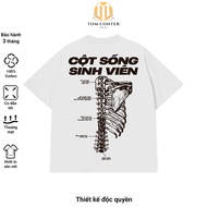 Student Spine Unisex T-Shirt | Gen Z Funny Meme Shirt Loose Form 100% Cotton T Shirt Cotton 100%
