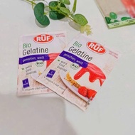RUF Organic Gelatine Powder, Made in Germany 9g/package gelatin Making jelly, pudding – For babies f