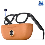 Smart AI Glasses X01 Ultra 8MP HD Camera Video Recording Voice Call Charging Case Intelligent AI Tra