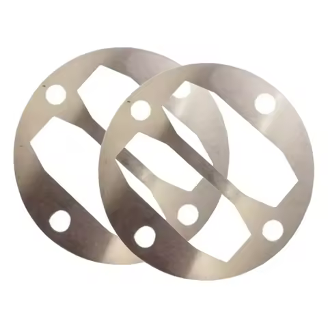 Cylinder Head 2pcs Gasket Washers Air Compressor Aluminum Gaskets Gaskets Washers Round Silver Washe