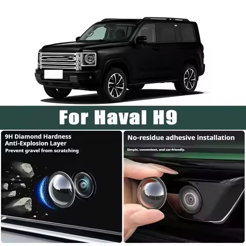 Car Camera Lens Protector 2PCS Rear View Backup Camera Cover 360° Camera Protection Anti Scratch Wat